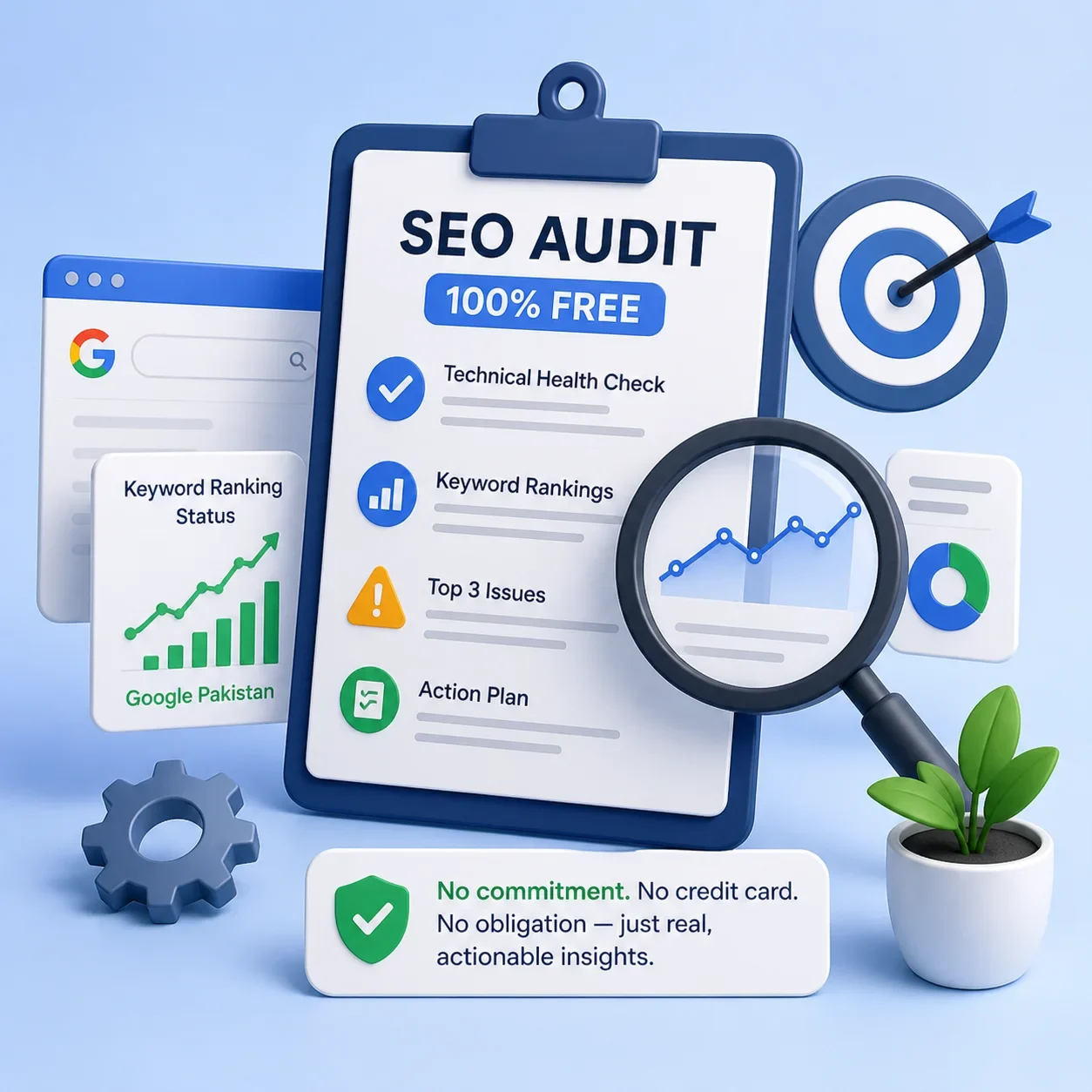 Free SEO Audit In Lahore – Website Analysis Growth Plan